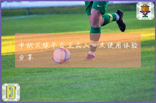 中欧买球平台正式入口及使用体验分享