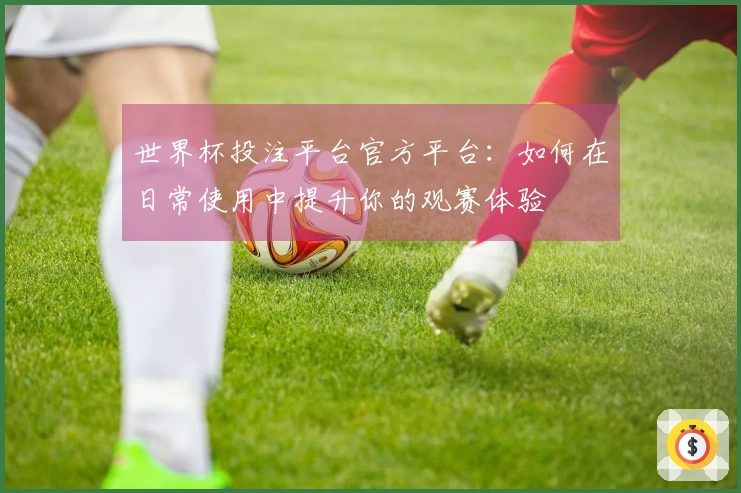 世界杯投注平台官方平台：如何在日常使用中提升你的观赛体验
